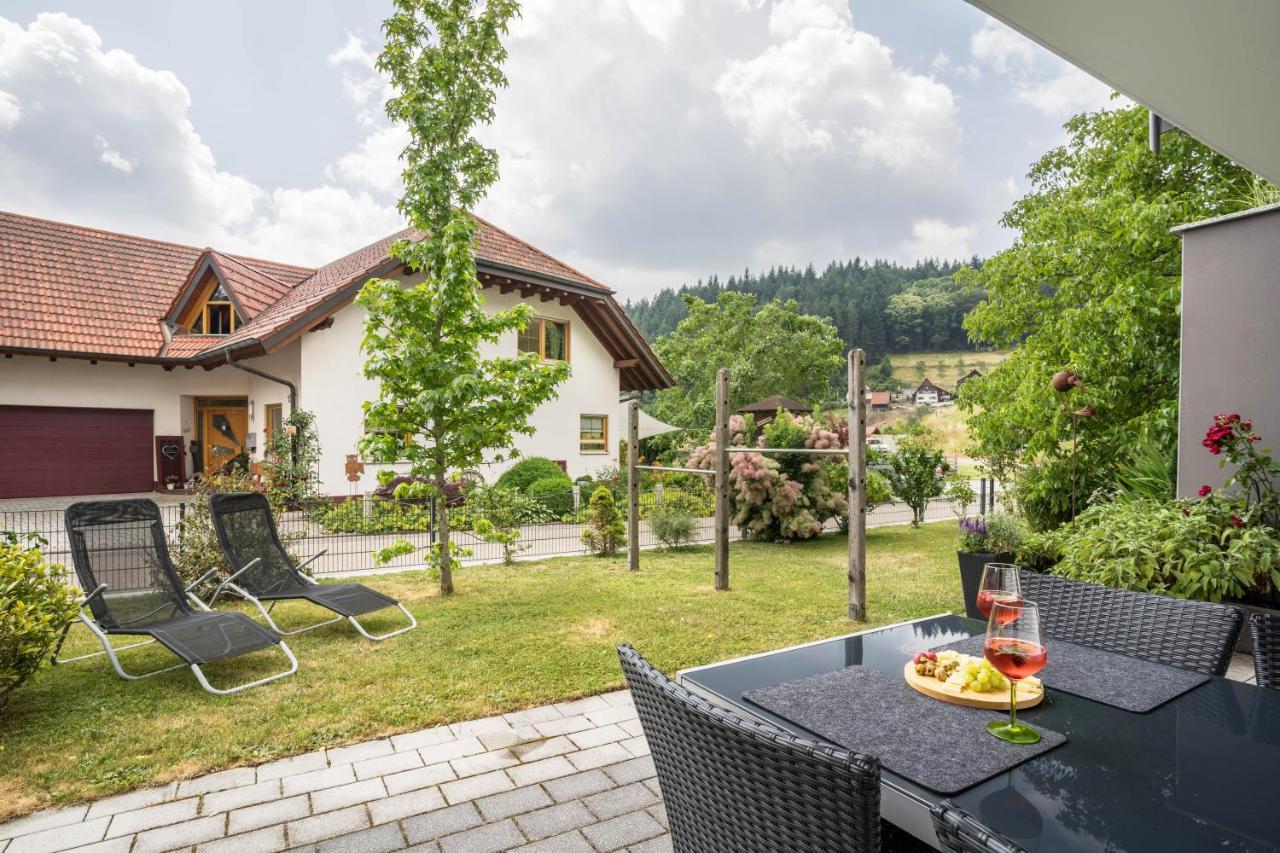 Ferienwohnung Hohfelsenblick Seebach Dış mekan fotoğraf