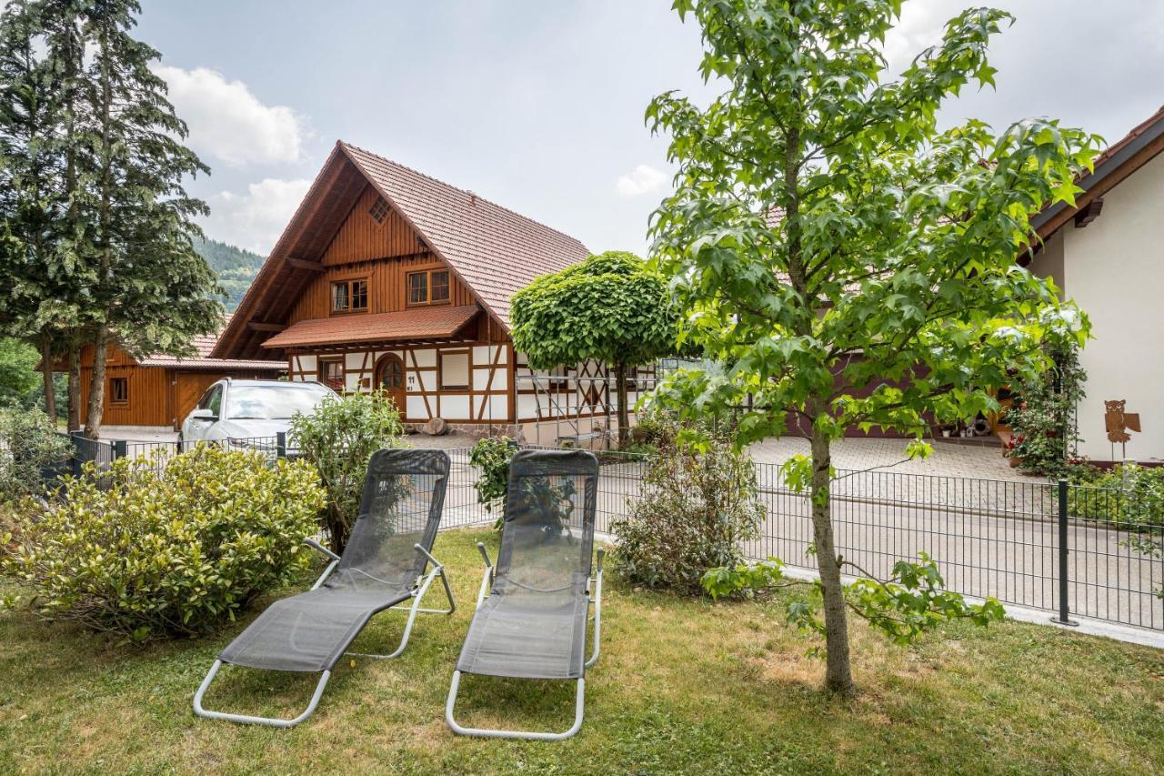 Ferienwohnung Hohfelsenblick Seebach Dış mekan fotoğraf